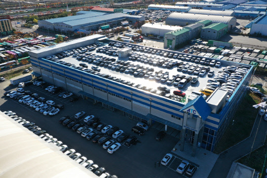 테슬라 전기차 시승센터가 운영되는 인천 청라지구 ATC 전경. 오토플러스 제공